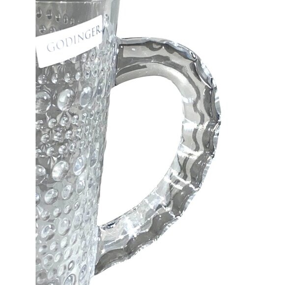 Godinger Clear Textured Glass Coffee Mug - Picture 9 of 9